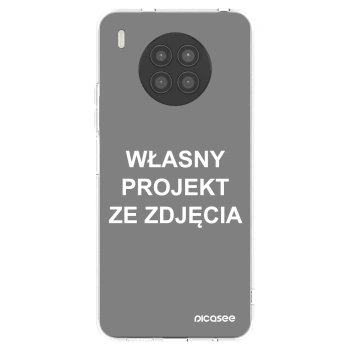 Picasee silikonowe przeźroczyste etui na Huawei Nova 8i - Własny projekt ze zdjęcia