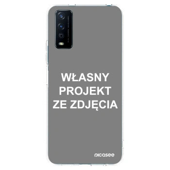 Picasee silikonowe przeźroczyste etui na Vivo Y11s - Własny projekt ze zdjęcia