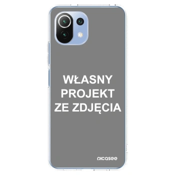 Picasee silikonowe przeźroczyste etui na Xiaomi 11 Lite 5G NE - Własny projekt ze zdjęcia
