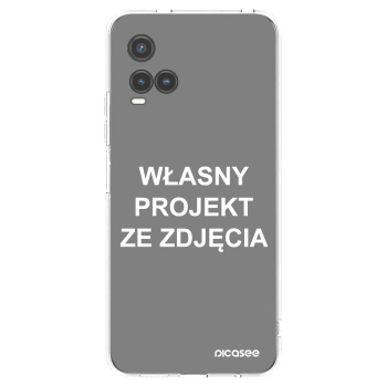 Picasee silikonowe przeźroczyste etui na Vivo Y33s - Własny projekt ze zdjęcia