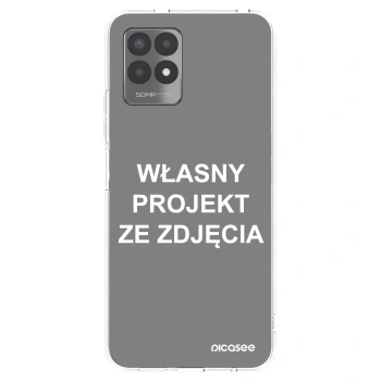 Picasee silikonowe przeźroczyste etui na Realme 8i - Własny projekt ze zdjęcia