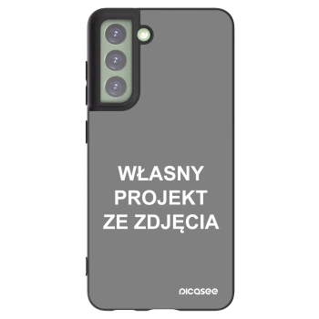 Picasee silikonowe czarne etui na Samsung Galaxy S21 FE 5G - Własny projekt ze zdjęcia