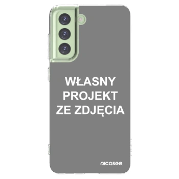 Picasee silikonowe przeźroczyste etui na Samsung Galaxy S21 FE 5G - Własny projekt ze zdjęcia