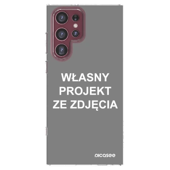 Picasee silikonowe przeźroczyste etui na Samsung Galaxy S22 Ultra 5G - Własny projekt ze zdjęcia