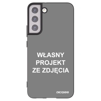 Picasee silikonowe czarne etui na Samsung Galaxy S22+ 5G - Własny projekt ze zdjęcia