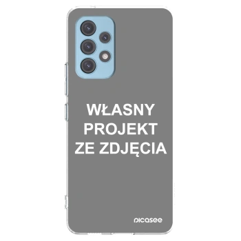 Picasee silikonowe przeźroczyste etui na Samsung Galaxy A53 5G A536 - Własny projekt ze zdjęcia