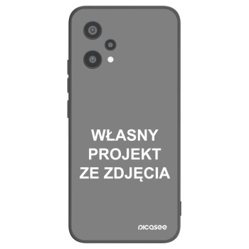 Picasee silikonowe czarne etui na Realme 9 Pro 5G - Własny projekt ze zdjęcia