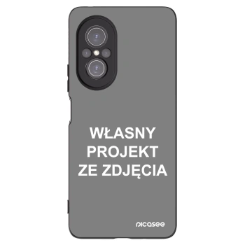 Picasee silikonowe czarne etui na Huawei Nova 9 SE - Własny projekt ze zdjęcia