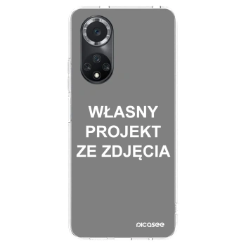 Picasee silikonowe przeźroczyste etui na Huawei Nova 9 SE - Własny projekt ze zdjęcia