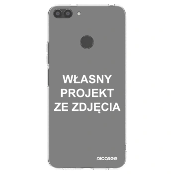 Picasee silikonowe przeźroczyste etui na Huawei P Smart - Własny projekt ze zdjęcia