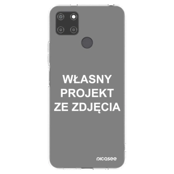 Picasee silikonowe przeźroczyste etui na Realme C21Y - Własny projekt ze zdjęcia