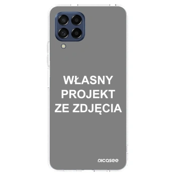 Picasee silikonowe przeźroczyste etui na Samsung Galaxy M53 5G - Własny projekt ze zdjęcia