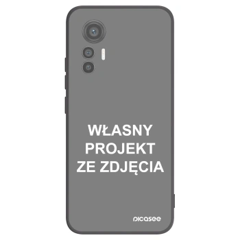Picasee silikonowe czarne etui na Xiaomi 12 Lite - Własny projekt ze zdjęcia