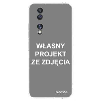Picasee silikonowe przeźroczyste etui na Honor 70 - Własny projekt ze zdjęcia