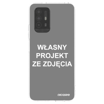 Picasee silikonowe przeźroczyste etui na OPPO A94 5G - Własny projekt ze zdjęcia
