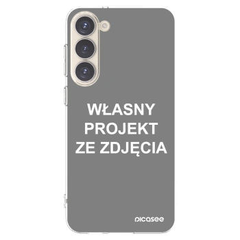 Picasee silikonowe przeźroczyste etui na Samsung Galaxy S23+ 5G - Własny projekt ze zdjęcia