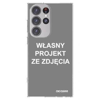 Picasee silikonowe przeźroczyste etui na Samsung Galaxy S23 Ultra 5G - Własny projekt ze zdjęcia