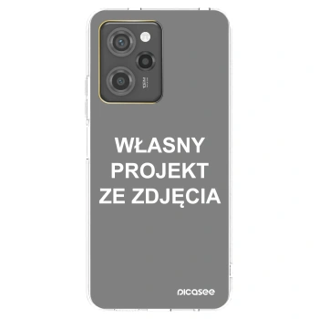 Picasee silikonowe przeźroczyste etui na Xiaomi Poco X5 Pro - Własny projekt ze zdjęcia