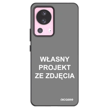 Picasee silikonowe czarne etui na Xiaomi 13 Lite - Własny projekt ze zdjęcia