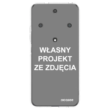 Picasee silikonowe przeźroczyste etui na Honor Magic5 Lite 5G - Własny projekt ze zdjęcia