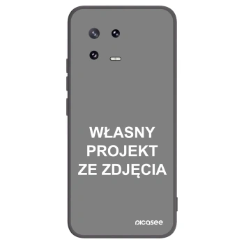Picasee silikonowe czarne etui na Xiaomi 13 Pro - Własny projekt ze zdjęcia