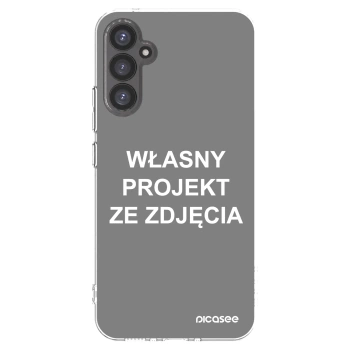 Picasee silikonowe przeźroczyste etui na Samsung Galaxy A34 5G A346B - Własny projekt ze zdjęcia
