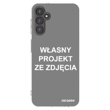 Picasee silikonowe przeźroczyste etui na Samsung Galaxy A14 5G A146P - Własny projekt ze zdjęcia