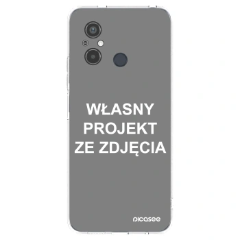 Picasee silikonowe przeźroczyste etui na Xiaomi Redmi 12C - Własny projekt ze zdjęcia