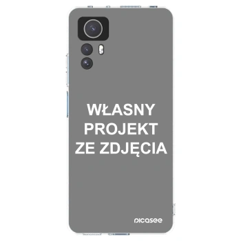 Picasee silikonowe przeźroczyste etui na Xiaomi Redmi Note 12S - Własny projekt ze zdjęcia