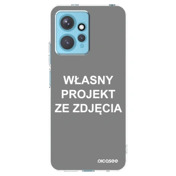 Picasee silikonowe przeźroczyste etui na Xiaomi Redmi Note 12 4G - Własny projekt ze zdjęcia