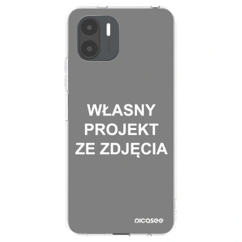 Picasee silikonowe przeźroczyste etui na Xiaomi Redmi A2 - Własny projekt ze zdjęcia