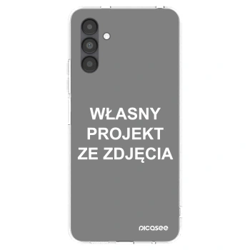 Picasee silikonowe przeźroczyste etui na Samsung Galaxy A04s A047F - Własny projekt ze zdjęcia