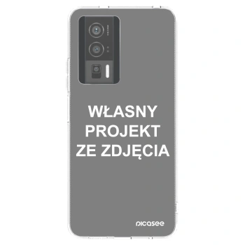 Picasee silikonowe przeźroczyste etui na Xiaomi Poco F5 Pro 5G - Własny projekt ze zdjęcia