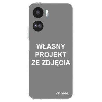 Picasee silikonowe przeźroczyste etui na Honor 90 Lite 5G - Własny projekt ze zdjęcia