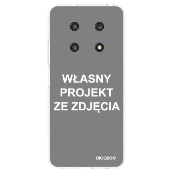 Picasee silikonowe przeźroczyste etui na Honor Magic4 Lite 5G - Własny projekt ze zdjęcia