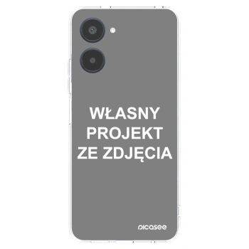 Picasee silikonowe przeźroczyste etui na Realme 10 4G - Własny projekt ze zdjęcia