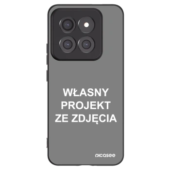 Picasee silikonowe czarne etui na Xiaomi 14 Pro - Własny projekt ze zdjęcia
