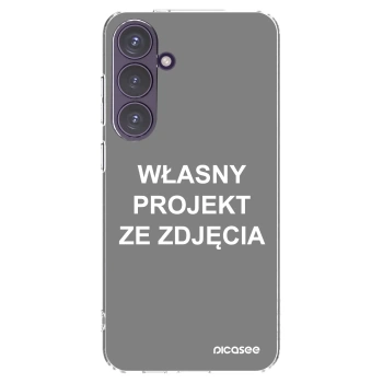 Picasee silikonowe przeźroczyste etui na Samsung Galaxy S24+ S926B 5G - Własny projekt ze zdjęcia