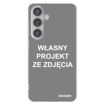 Picasee silikonowe przeźroczyste etui na Samsung Galaxy S24 S921B 5G - Własny projekt ze zdjęcia