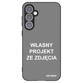 Picasee silikonowe czarne etui na Samsung Galaxy S23 FE S711B - Własny projekt ze zdjęcia