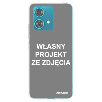 Picasee silikonowe przeźroczyste etui na Motorola Edge 40 Neo - Własny projekt ze zdjęcia