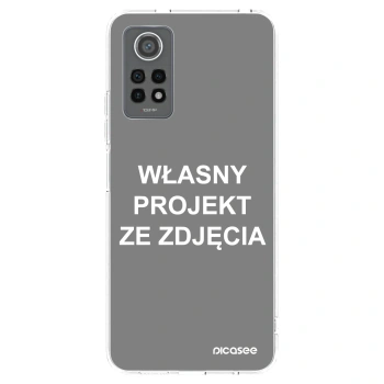 Picasee silikonowe przeźroczyste etui na Xiaomi Redmi Note 12 Pro 4G - Własny projekt ze zdjęcia