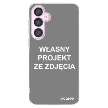 Picasee silikonowe przeźroczyste etui na Samsung Galaxy A55 5G A556B - Własny projekt ze zdjęcia