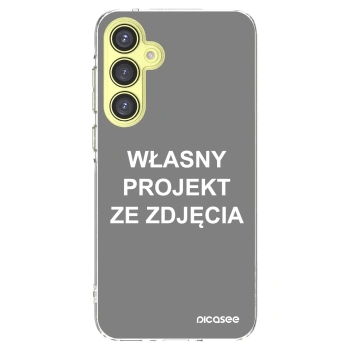 Picasee silikonowe przeźroczyste etui na Samsung Galaxy A35 5G A356B - Własny projekt ze zdjęcia
