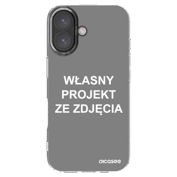 Picasee silikonowe przeźroczyste etui na Apple iPhone 16 - Własny projekt ze zdjęcia