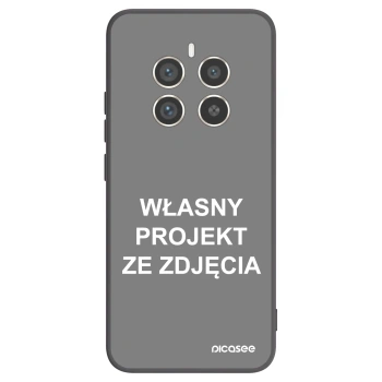 Picasee silikonowe czarne etui na Realme 12 Pro 5G - Własny projekt ze zdjęcia