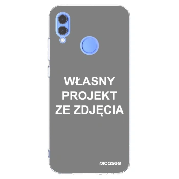 Picasee silikonowe przeźroczyste etui na Huawei P Smart 2019 - Własny projekt ze zdjęcia