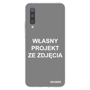 Picasee silikonowe przeźroczyste etui na Xiaomi Mi 9 - Własny projekt ze zdjęcia