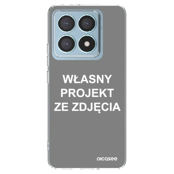 Picasee silikonowe przeźroczyste etui na Xiaomi 14T Pro - Własny projekt ze zdjęcia