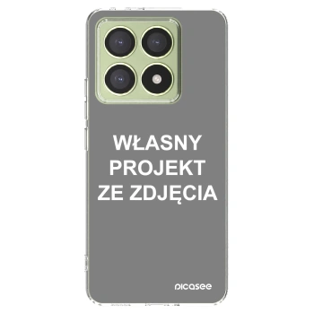Picasee silikonowe przeźroczyste etui na Xiaomi 14T - Własny projekt ze zdjęcia